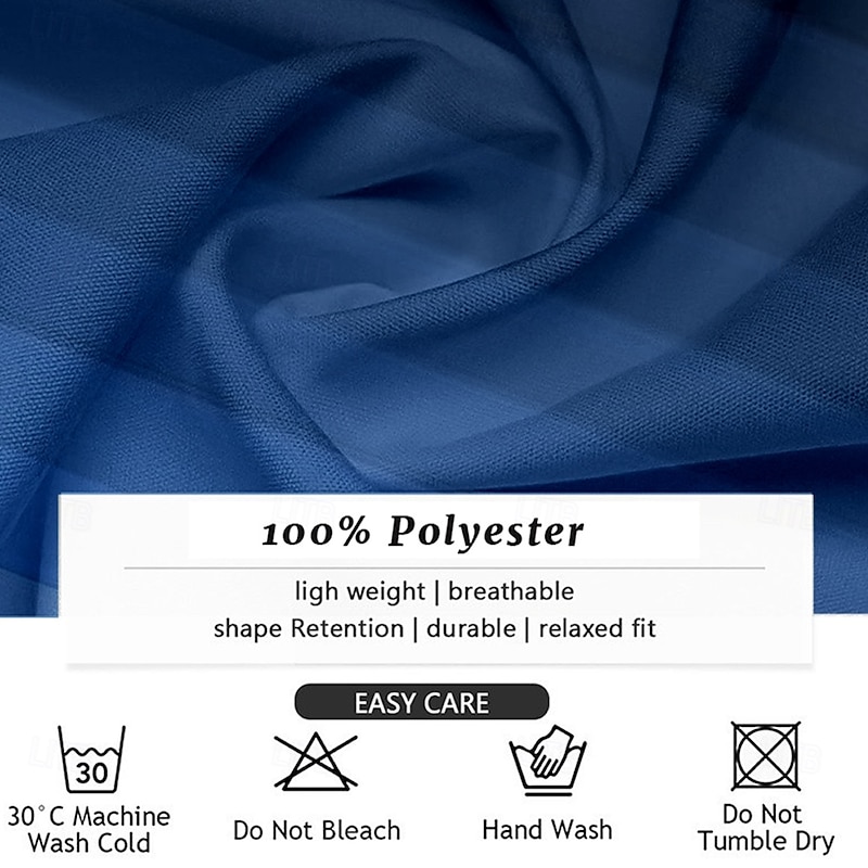 Men's Gradient Stripes Dress Shirt Button Up Shirt Long Sleeve Business Casual Formal Business Daily Fall Winter Spring & Summer Shirt Collar Button Up 3D Print Black Red Blue Purple3