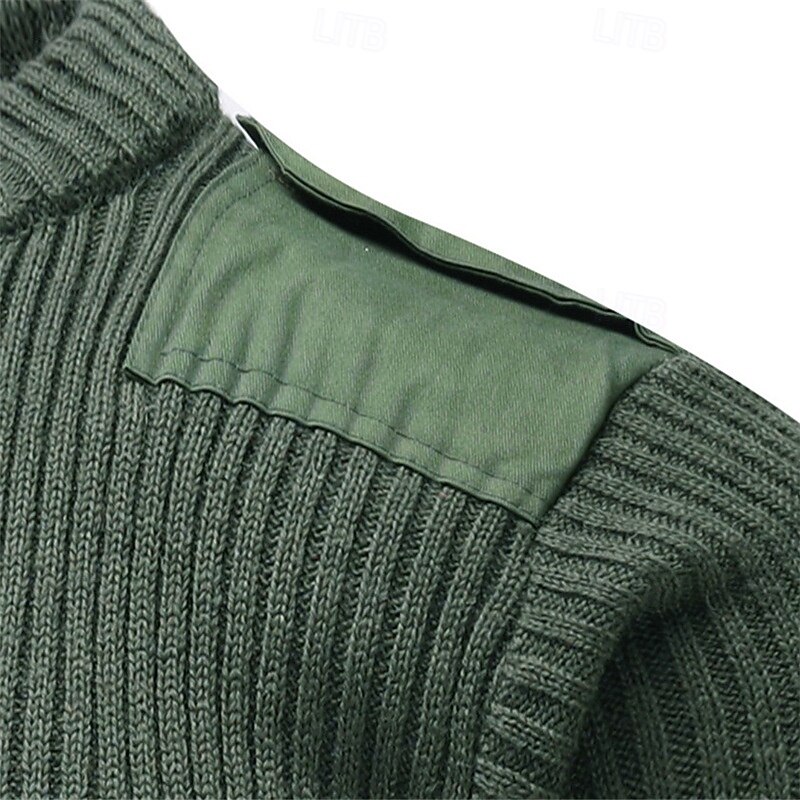 Men's Pullover Sweater Jumper Cashmere Cashmere Sweater Knit Sweater Ribbed Chunky Knit Regular Knitted Plain V Neck Fashion Casual Daily Wear Date Clothing Apparel Fall & Winter Black Navy Blue S M L3