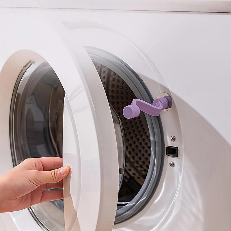 Magnetic Washing Machine Door Stopper - Anti-Collision, Ventilation Buckle for Front Loaders, No Battery Required2