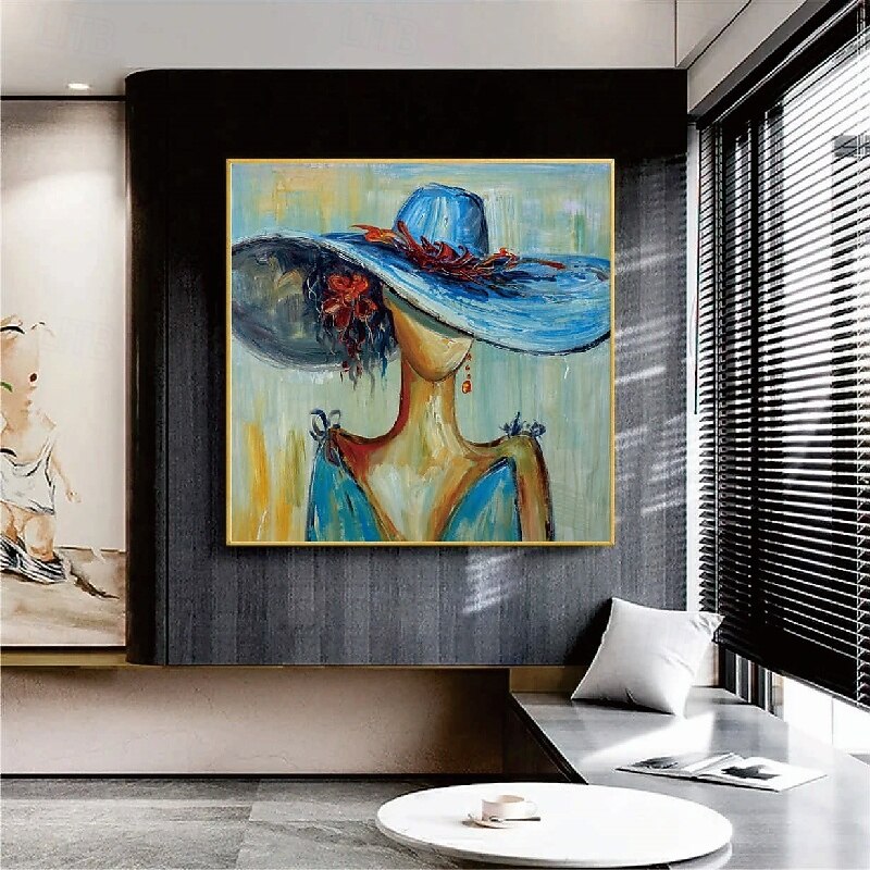 Handmade Woman portrait canvas painting handmade African Women oil painting handmade Wall Art Modern Decor Ideas painting For Your Home And Office Natural And Vibrant Home Wall Decor2