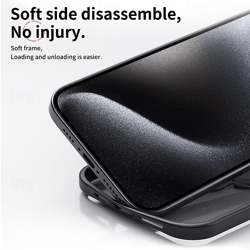 Phone Case For iPhone 16 15 14 Pro Max Plus 13 12 Pro Max Back Cover with Stand Holder Magnetic Support Wireless Charging Retro TPU Silicone4