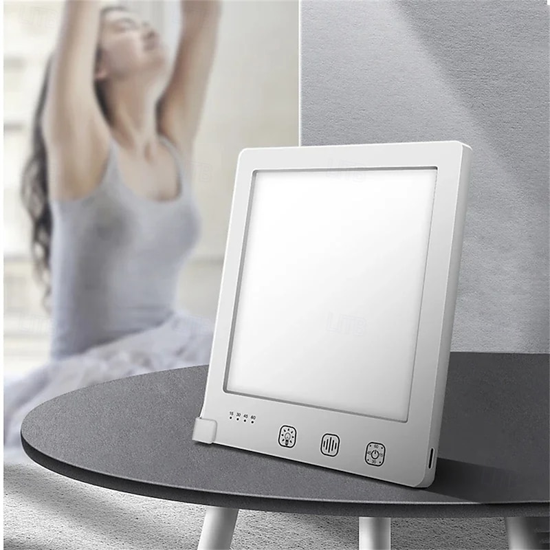 SAD Light Therapy Lamp 10000 Lux UV-free LED Night Light Portable 3000-6500K Touch Control 3 Modes Brightness Adjustable Light Therapy Lamp2