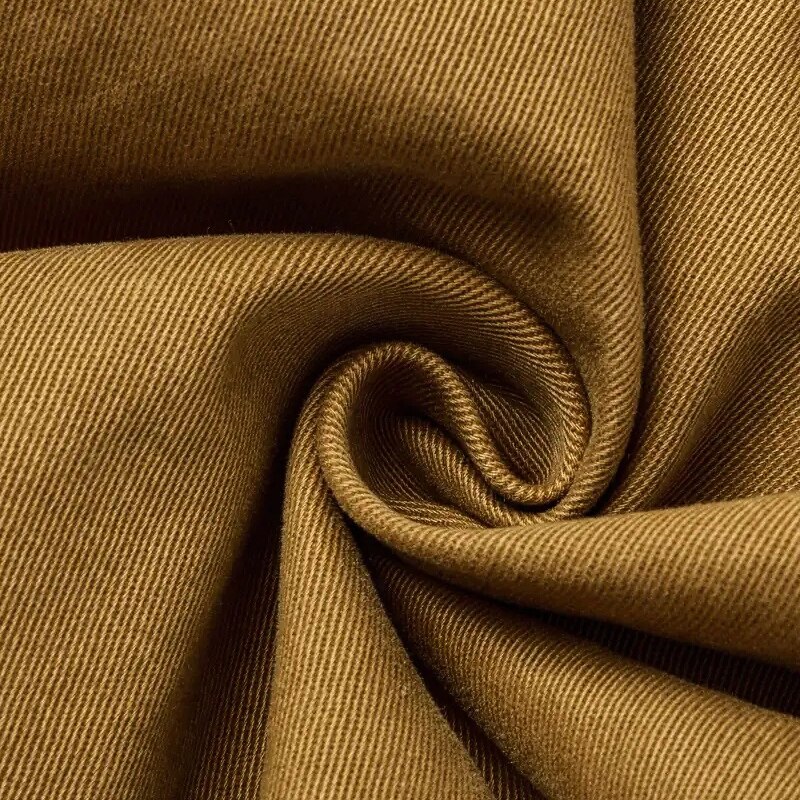 Men's Cargo Pants Trousers Buttons Multi Pocket Plain Wearable Outdoor Daily Camping & Hiking Fashion Classic ArmyGreen turmeric3