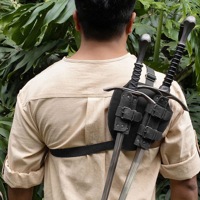 Punk & Gothic Medieval Renaissance Cosplay Costume Scabbard Sword Holder Fancy Dress Men's Women's Pirate Fantasy Carnival Masquerade Performance Renaissance Fair LARP Adults' More Accessories