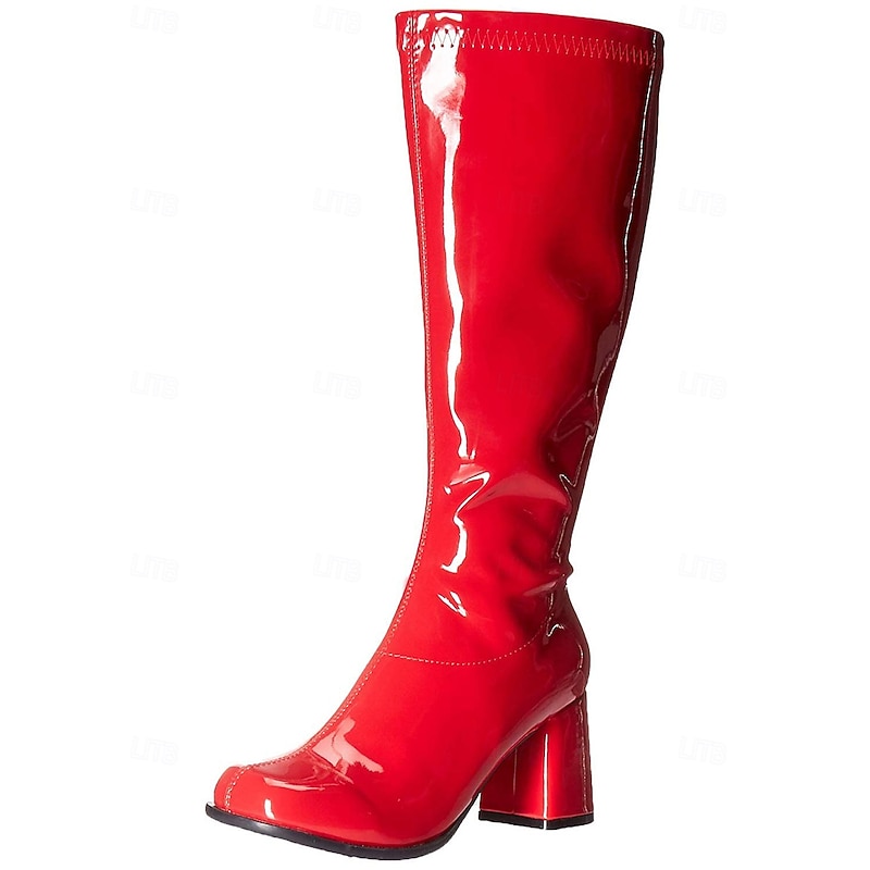 Retro Vintage 1970s Shoes Gogo Boots Knee High Boots Sequins Fancy Dress Women's Carnival Party Club Pride Parade Adults' Shoes2