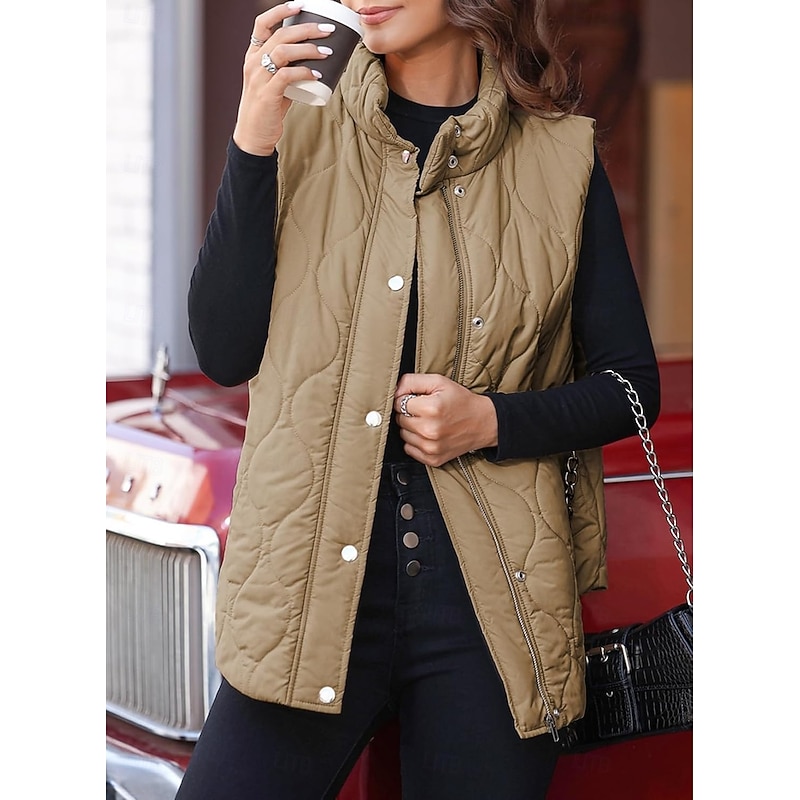 Womens Jacket Fleece Lapel short cotton-padded jacket3