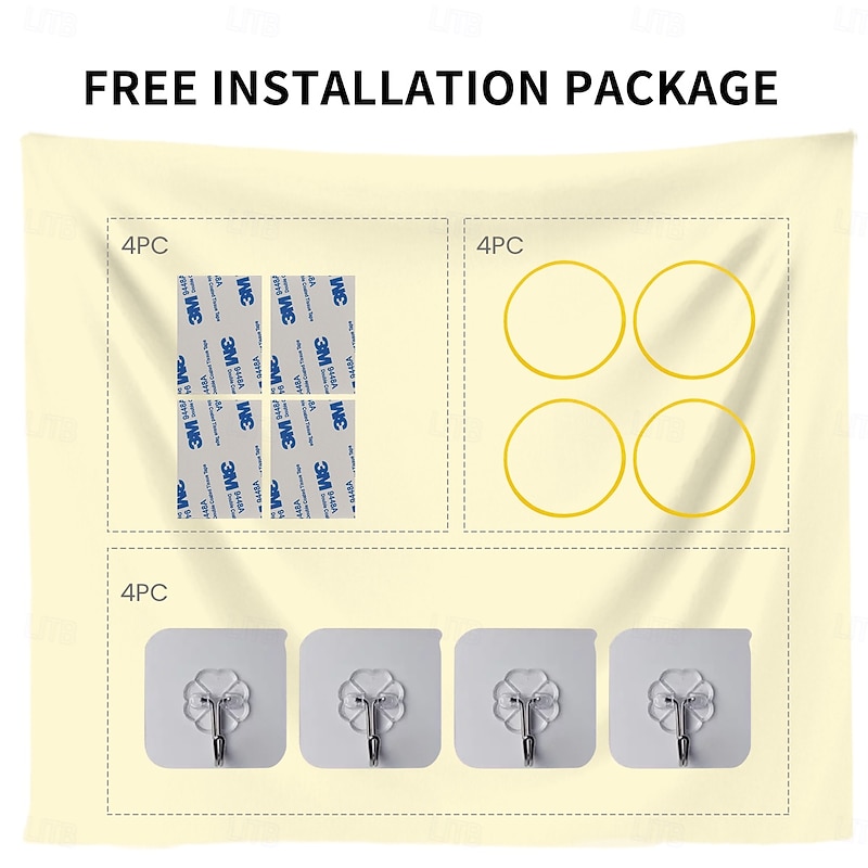 L.T.HOME Door Decorations Door Covers Happy New Year Fireworks Door Tapestry Door Curtain Decoration Backdrop Indoor/Outdoor Door Banner for Front Door Farmhouse2