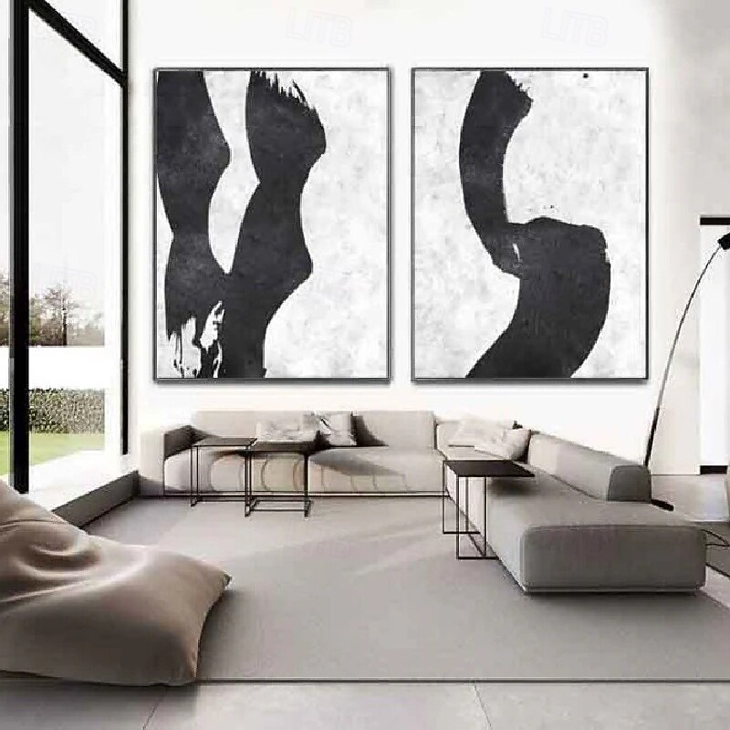handmade Wabi sabi oil painting handmade Wall Art Set of 2 Beige Abstract Painting on Canvas A Pair Beige Texture oil painting Wall Art Neutral Abstract Wall Art Boho Wal Decor2