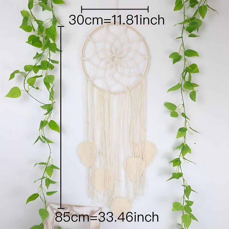 Wall Hanging Dream Catcher Woven Wall Dream Catcher Handmade Boho Dream Catcher Tassels Decoration Home Decoration Crafts4