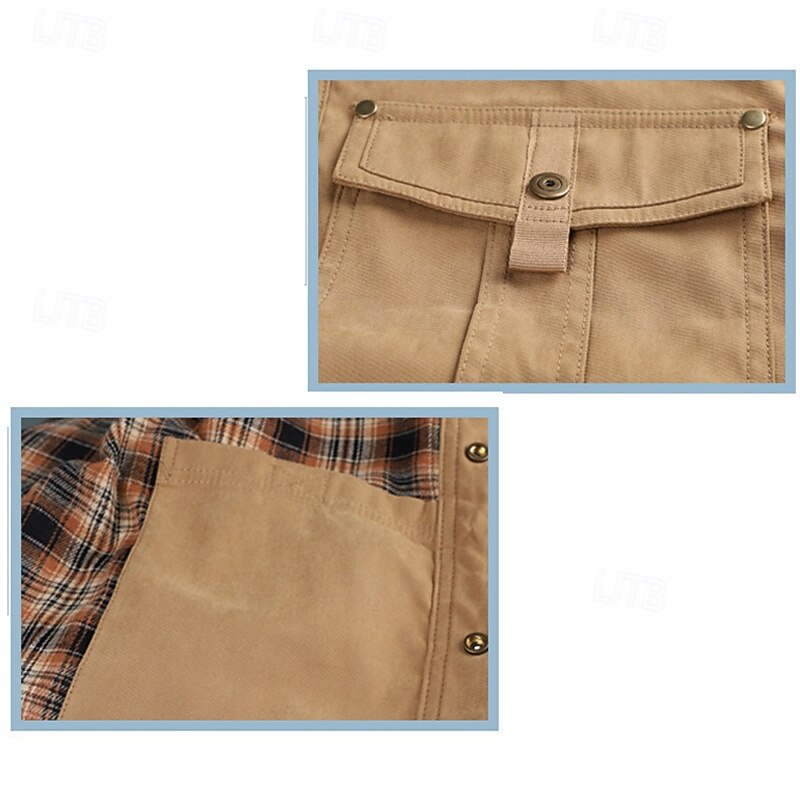 Men's Hiking Windbreaker Outdoor Windproof Comfortable Hiking Outfits Hiking Clothes Spring Autumn / Fall Jacket Windbreaker Solid Color Black Blue Brown3