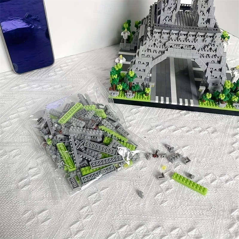 3585pcs Paris Eiffel Tower Building Blocks Set - Explore World Architecture with Educational Toys Perfect for Halloween Thanksgiving Christmas and Easter Gifts3