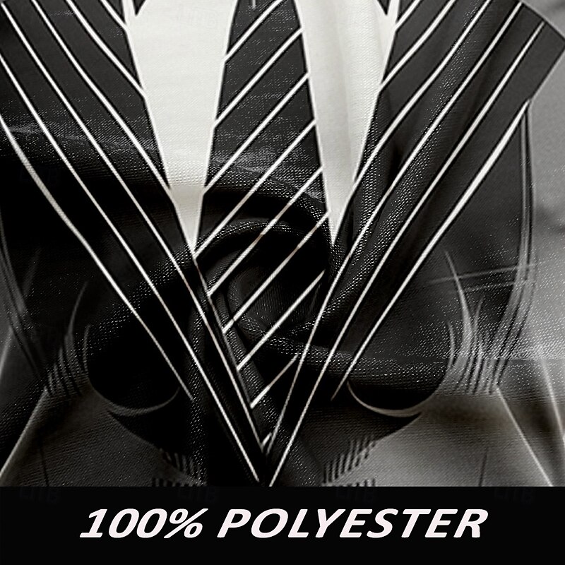 Christmas Men's Christmas Costume T Shirt Short Sleeve T shirt 3D Print Crew Neck Shirt Fashion Abstract Street Sports Outdoor Daily Black Summer Spring Clothing Apparel S M L XL XXL XXXL3