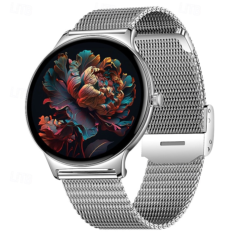 iMosi 1.43 inch AMOLED Smartwatch Fitness Running Watch Bluetooth Pedometer Call Reminder Activity Tracker Compatible with Android iOS Women Men Long Standby Hands-Free Calls Waterproof IP 673