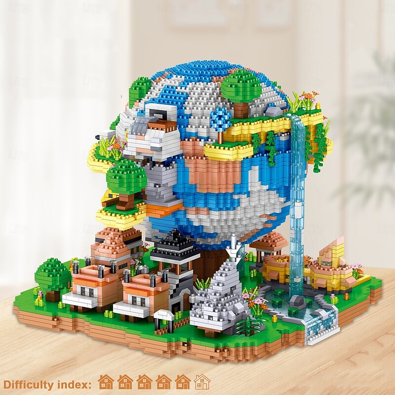 rchitecture Global Village Micro Building Blocks Set5452PCS - Architectural Model Toys Gifts for Kid and Adult3