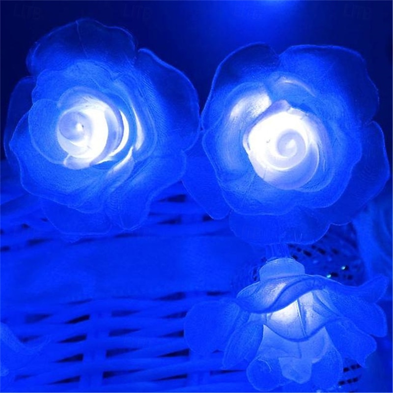 3M Rose String Lights 20 LEDs, Valentines USB Powered Fairy String Lights Warm White, Cold White, RGB for Wedding Decorative Lights, Indoor & Outdoor Decor4