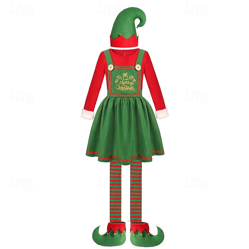 Elf Outfits Fancy Costume Christmas Costume Men's Women's Boys' Girls' Cosplay Costume Adults Kid's Christmas New Year Christmas Eve Christmas Party Costume4