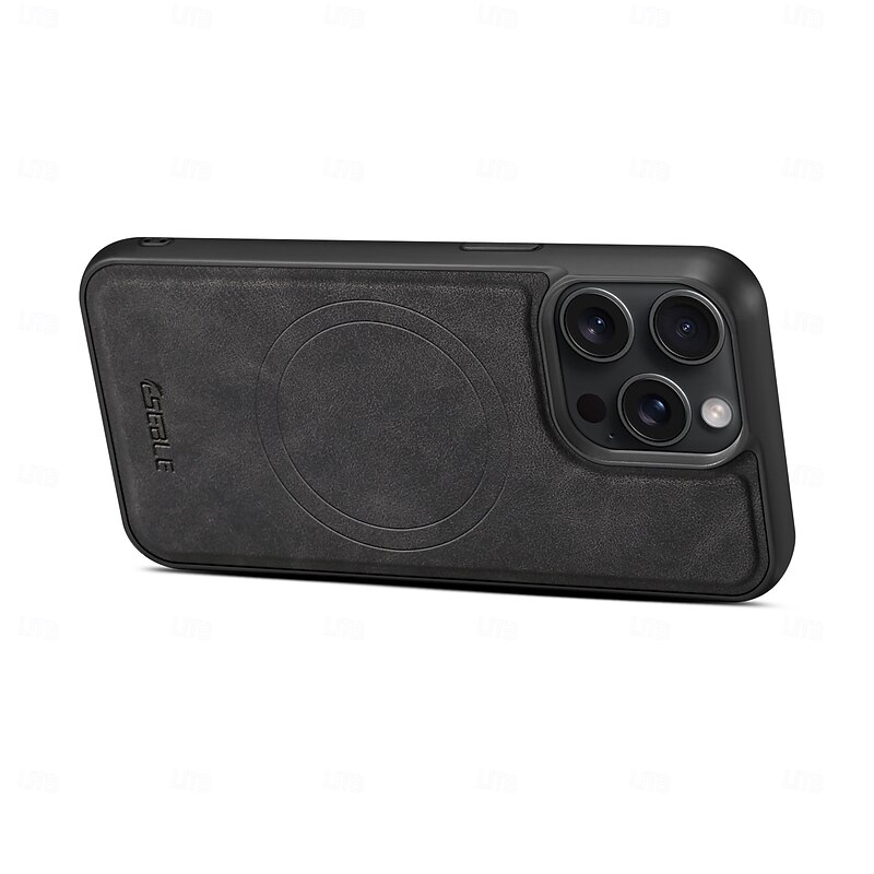 Phone Case For iPhone 16 15 14 Pro Max Plus 13 Pro Max Back Cover with Stand Holder Detachable Magnetic Retro TPU PU Leather4