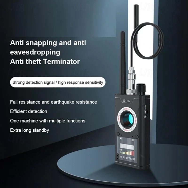 Multifunction Reverse Camera Detector Anti Monitoring GPS Signal RF Tracker Detect Covert Listening Device3