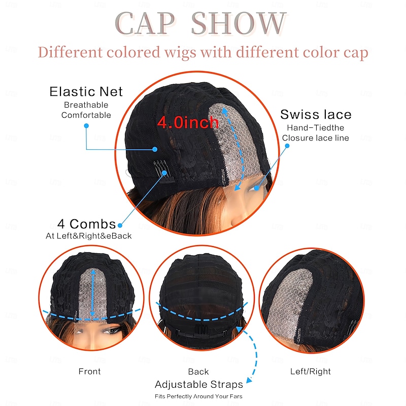 White Wig -Short White Wavy Wigs for Women 14 inch Shoulder Length Natural Looking Synthetic Wig Heat Resistant Fiber Wigs for Daily Party Use Christmas Party Wigs4