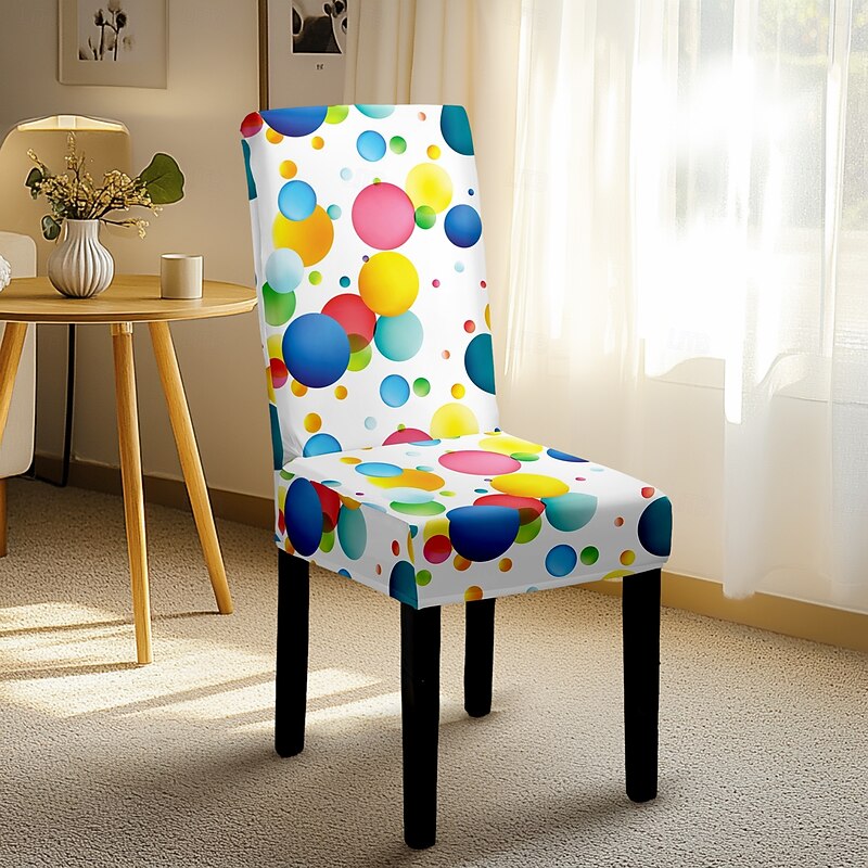 Stretch Floral Office Chair Cover High Back Dining Chair Cover  Stylish Elastic Slipcover for a Snug Fit and Protection of Your Workspace Furniture