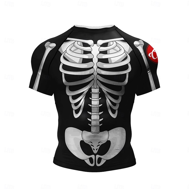 Men's Running T-Shirt Compression Shirt Short Sleeve Tee Tshirt Casual Athleisure Fall Graphic Quick Dry Breathable Gym Workout Walking Jogging Sportswear Activewear 1# 2# 3#2