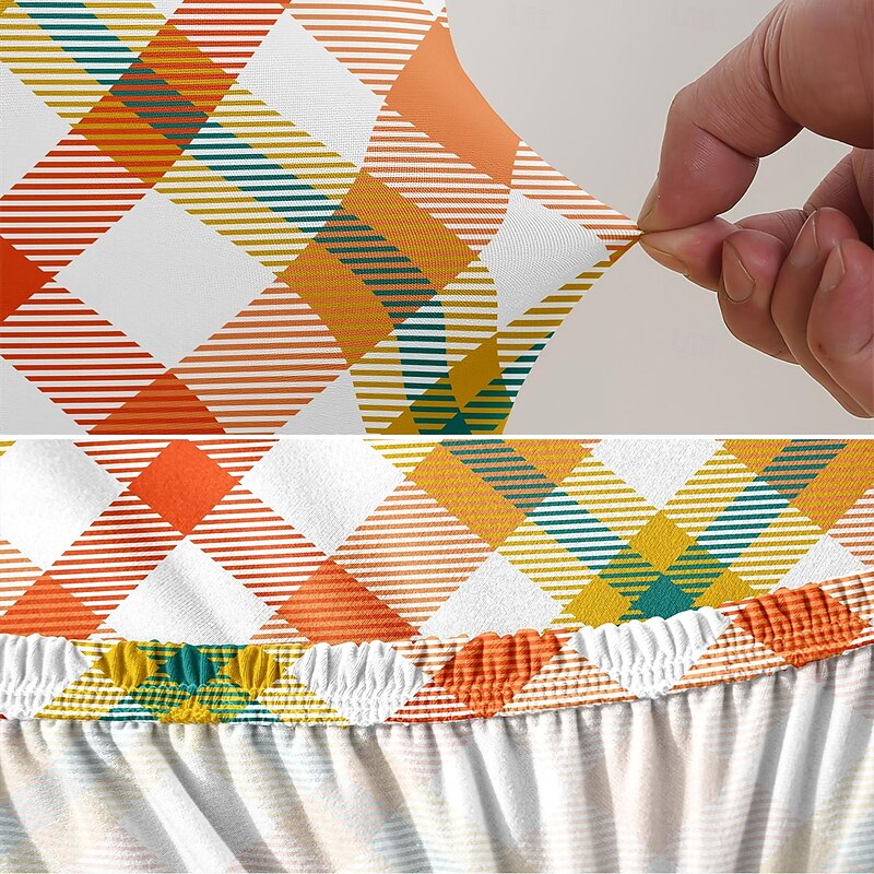 Stretch Floral Office Chair Cover High Back Dining Chair Cover  Stylish Elastic Slipcover for a Snug Fit and Protection of Your Workspace Furniture4