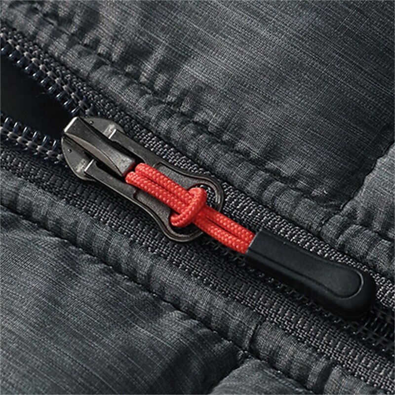 Men's Puffer Vest Gilet Quilted Vest Daily Date Vacation Fashion Casual Fall & Winter Zipper Pocket Polyester Warm Comfortable Color Block Zipper Stand Collar Regular Fit Orange Light Grey Dark Gray 6