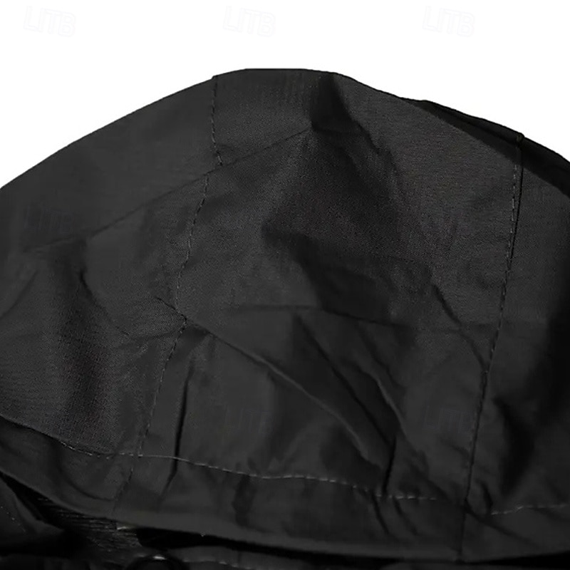 Men's Softshell Jacket Hiking Jacket Outdoor Waterproof Windproof Hiking Outfits Hiking Clothes Spring Autumn / Fall Windbreaker Hunting Ski / Snowboard Climbing Patchwork Dark Grey Black White2