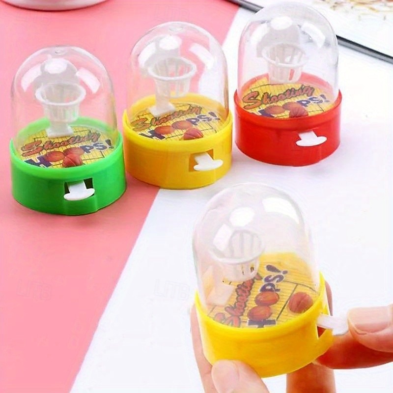 20pcs Mini Desktop Fingers Basketball Shooting Game Toys - Fun Party Favors for Kids Pinata Fillers Bagged Sport Theme Party Supplies for Birthday Celebrations - Colorful Miniature and Portable Ba
