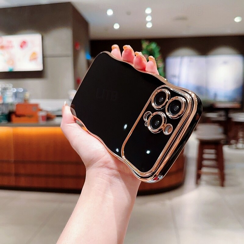 Phone Case For iPhone 17 Pro Max 17 Air 15 14 Pro Max Plus 13 12 11 Pro Max Back Cover Shockproof Retro Plating4