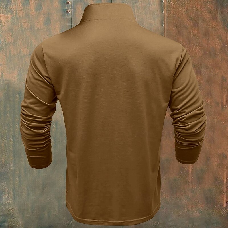 Men's Lion 3D Sweatshirt Sweatshirt Long Sleeve Sweatshirt Quarter Zip Cool 3D Print Holiday 3D Print 1/4 Zip Winter Spring &  Fall2