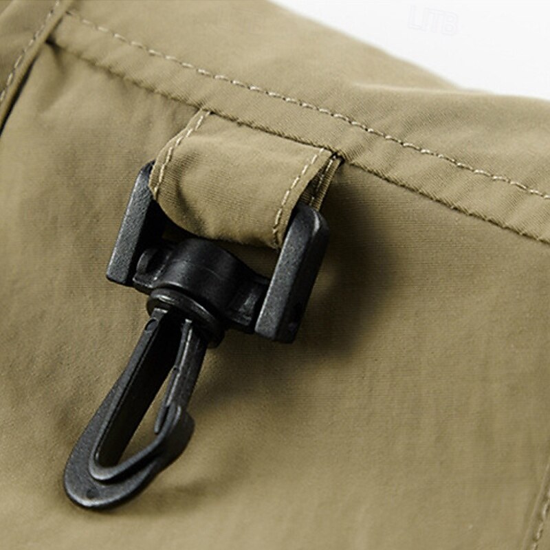 Men's Hiking Vest Hiking Fleece Vest Sleeveless Vest Outdoor Breathable Comfortable Pocket Polyester Black White Army Green Hunting Fishing Climbing2