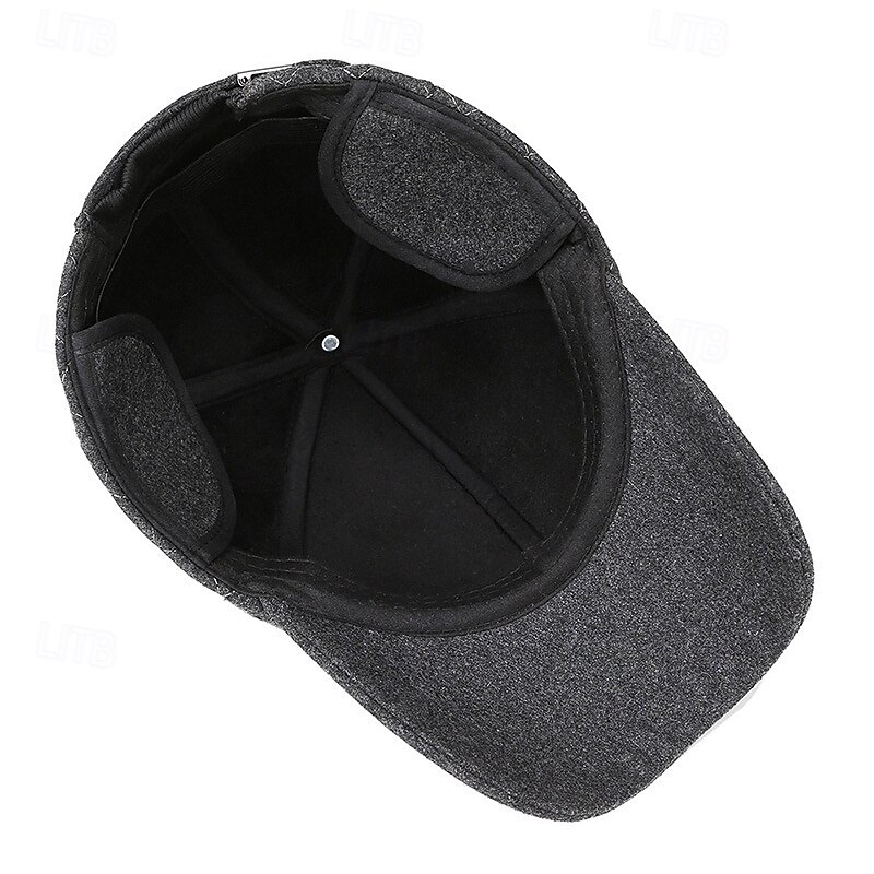 Men's Baseball Cap Sun Hat Black Gray 100% Cotton Fashion Casual Street Daily Geometic Adjustable Sunscreen Breathable3