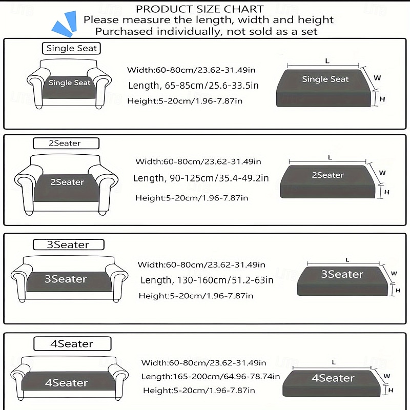 1pc Stretch Universal Jacquard Soft Polar Fleece Sofa Seat Cover Cozy and Durable Slipcover Designed for a Perfect Fit, Ideal for Protecting Your Sofa while Adding Style to Your Living Room Decor3