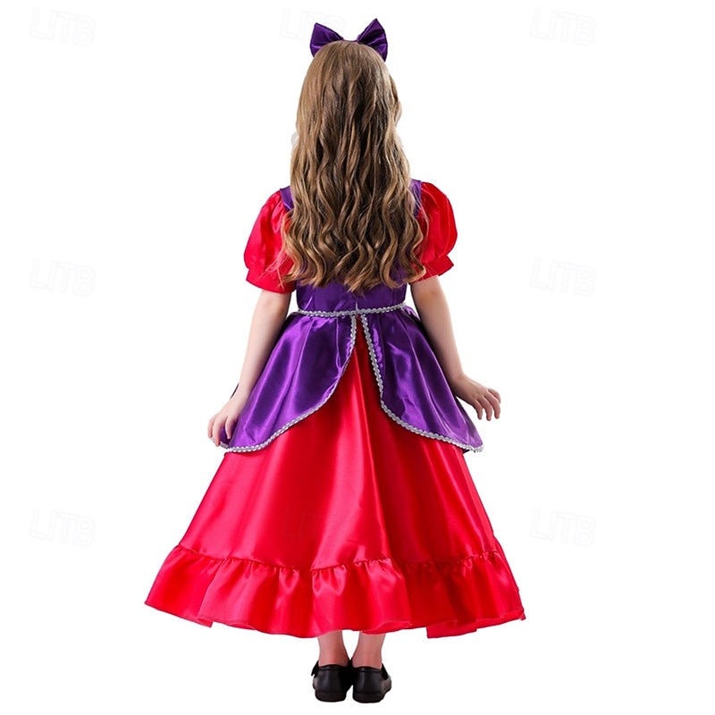 Princess Halloween Masquerade Kid's Girls' Halloween Easy Halloween Costumes Dress Up2