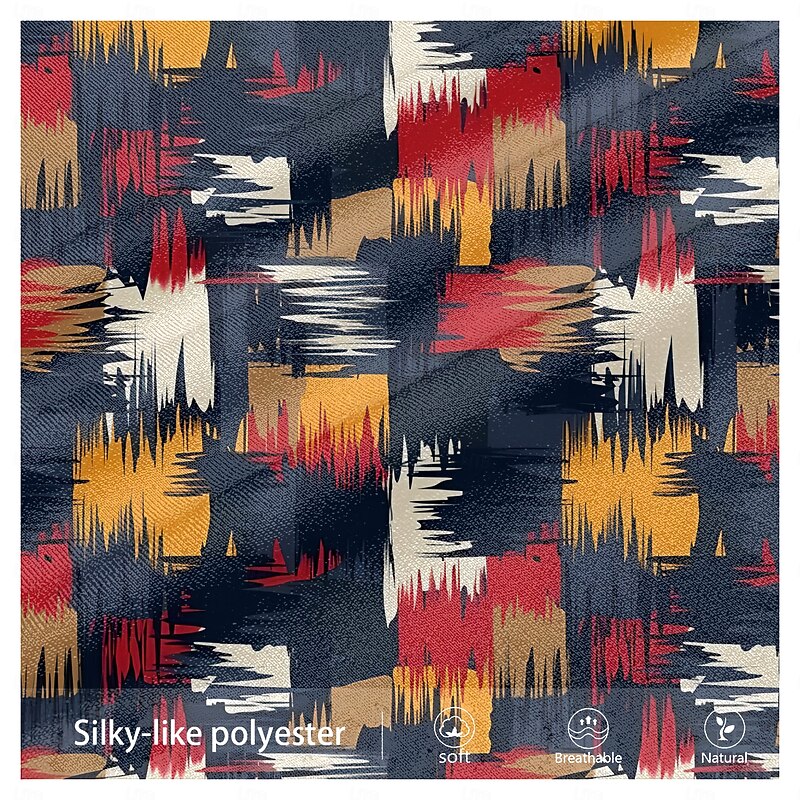 Men's Graphic Color Block Patchwork Dress Pants Mid Waist Fashion Casual Outdoor Dailywear Zipper Pocket Summer Spring Fall 3D Print Multi Color3