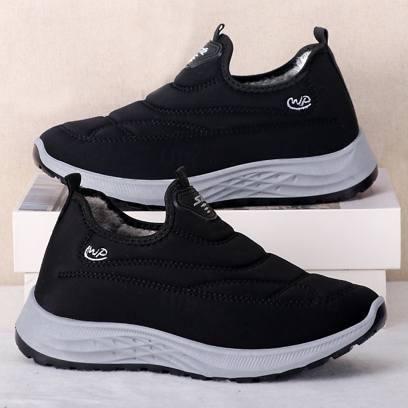 Men's Waterproof Slip-On Winter Shoes with Plush Lining and Anti-Slip Sole – Warm Outdoor Walking Sneakers4
