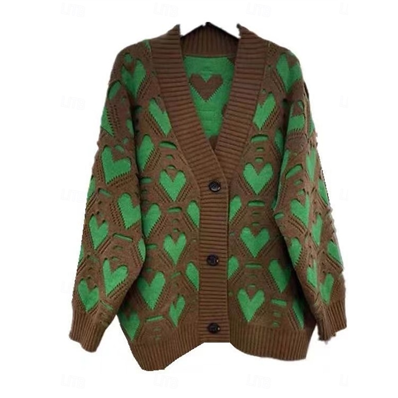 Women's Sweater Cardigan Casual Soft Pure Color Ribbed V Neck Buttons Knitted Print Long Sleeve Long Tops Knit Outdoor Daily Weekend Black Pink Fall Winter4