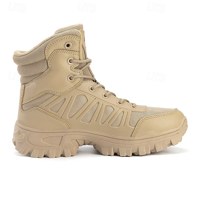 Men's Tactical Combat Boots with Rugged Non-Slip Soles – Durable and Breathable Military-Style Footwear for Hiking, Work, and Outdoor Activities4