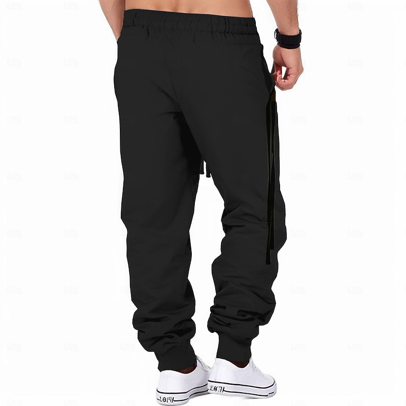 Men's Cool Skulls Sweatpants Joggers Pants Trousers Mid Waist Drawstring Elastic Waist Vintage Casual Horror Outdoor Street Dailywear Pocket Spring Fall Winter 3D Print Black2