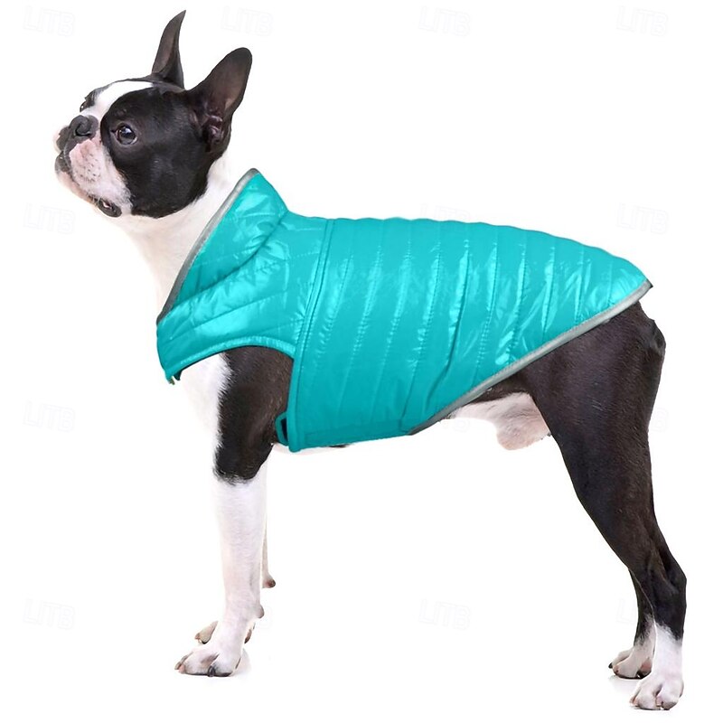 Dog Coat Jacket Vest Puffer Jacket Winter Reflective Adjustable Waterproof Windproof Warm Outdoor Dog Clothing for Small Medium Large4