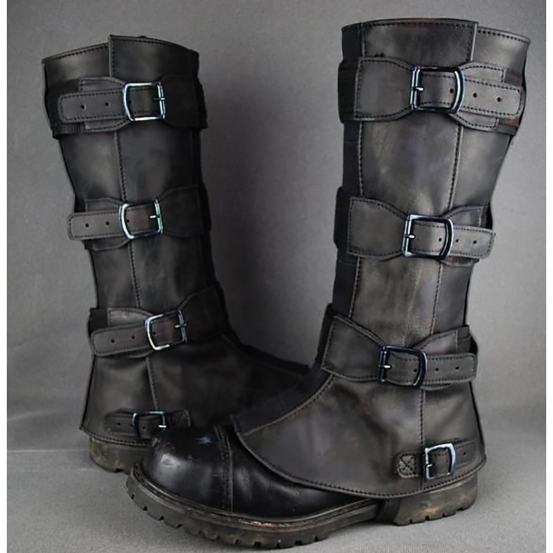 Retro Vintage Medieval Masquerade Gaiters Shoe Cover Fancy Dress Men's Unisex Pirate Steampunk Carnival Masquerade Performance Party Stage Adults' Shoe Cover