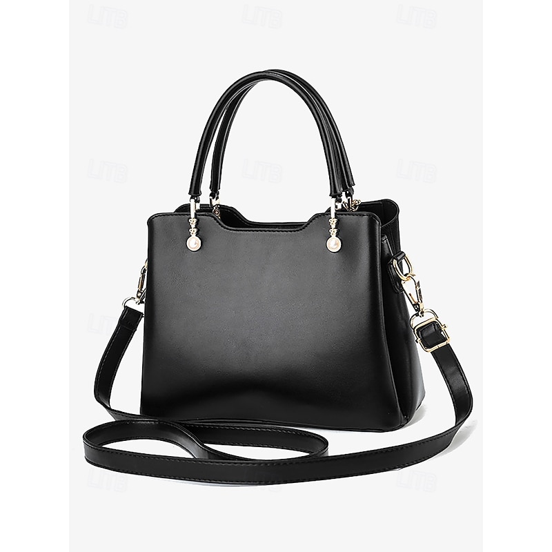 Women's Burgundy Handbag with Embossed Pattern and Pearl Leaf Charm – Stylish Shoulder and Tote Bag for Office, Daily, and Evening Use4