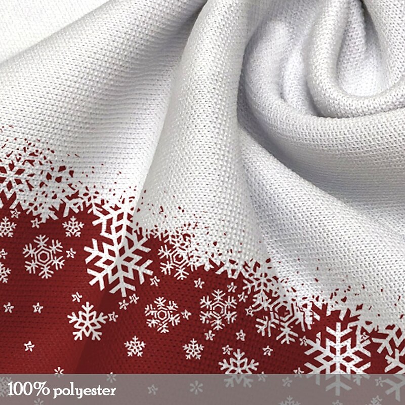 Christmas Men's Christmas Scene 3D Hoodies Snowflake Fashion 3D Print Party Holiday Vacation Hoodies Red Hooded Zipper Drawstring Fall Winter Designer shirt3