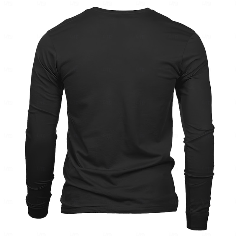 Men's Lion Cross Faith T Shirt Long Sleeve T shirt 3D Print Crew Neck Shirt Fashion Daily Designer Street Casual Black Blue Green Summer Spring Fall Clothing Apparel S M L XL XXL XXXL4