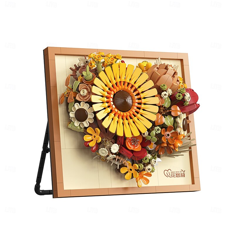 Category Building Blocks FlowerFeatures Creative Decompression Toys Parent-Child InteractionMaterial Plastic ShellQuantity (pcs) 727Age Group TeenagerGender for Child