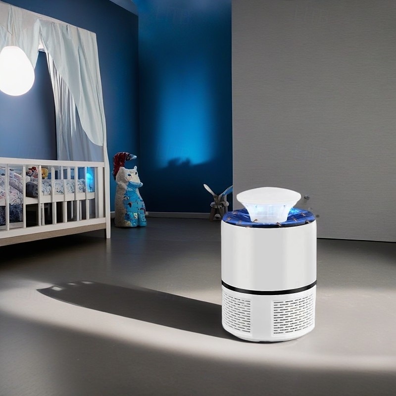 Bug Zapper Fruit Fly Trap Electric Mosquito Fly Suppressor Killer Insect Lure Trap Powerful Small Gnats Hanging Mosquito Light for Home Indoor Outdoor Patio Large Size2