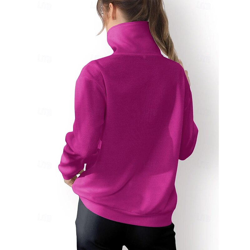 Women's Golf Pullover Sweatshirt Navy Black Red Long Sleeve Top Animal Fall Winter Ladies Golf Attire Clothes Outfits Wear Apparel2