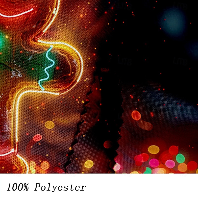 New Year Christmas Men's Gingerbread Man Sweatshirts Sweatshirt Sweatshirt Long Sleeve Sweatshirt Crew Neck Vacation Cool Daily 3D Printing Party Christmas Holiday Crewneck 3D Print 3D Winter Spring3