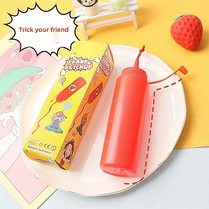 Prank Ketchup Gag Gifts Novelty Gifts Funny Pressure-reducing Scary Toys Prank Toys
